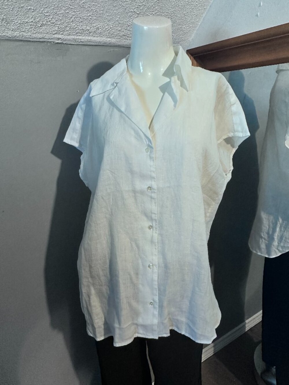 NWT Banana Republic White Short Sleeve Dolman Top Size Small